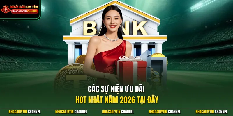 Các sự kiện ưu đãi hot nhất năm 2026 tại đây