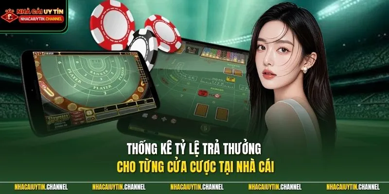 Baccarat Online 3 Thống kê tỷ lệ trả thưởng cho từng cửa cược tại nhà cái